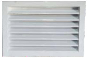 Fresh Air Intake Louver (With bird screen)